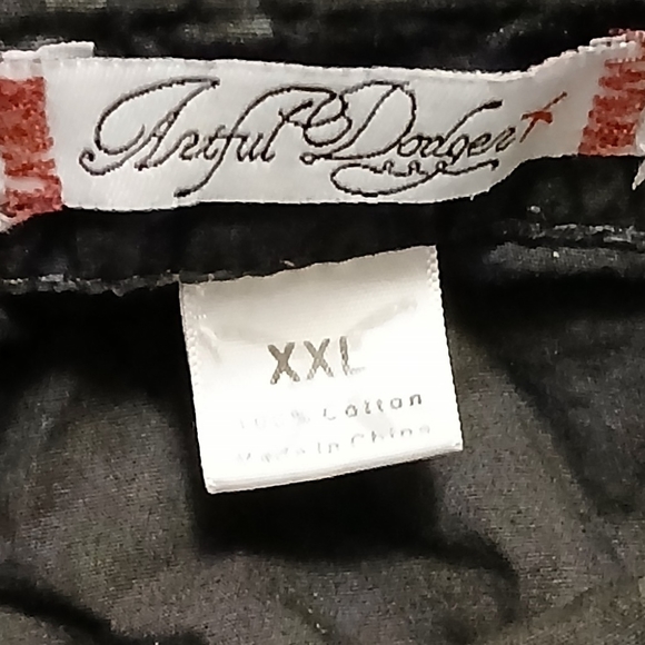 Artful Dodger Mens Throwback All Over Print Ls Casual Button Down Size XXL - Picture 8 of 8